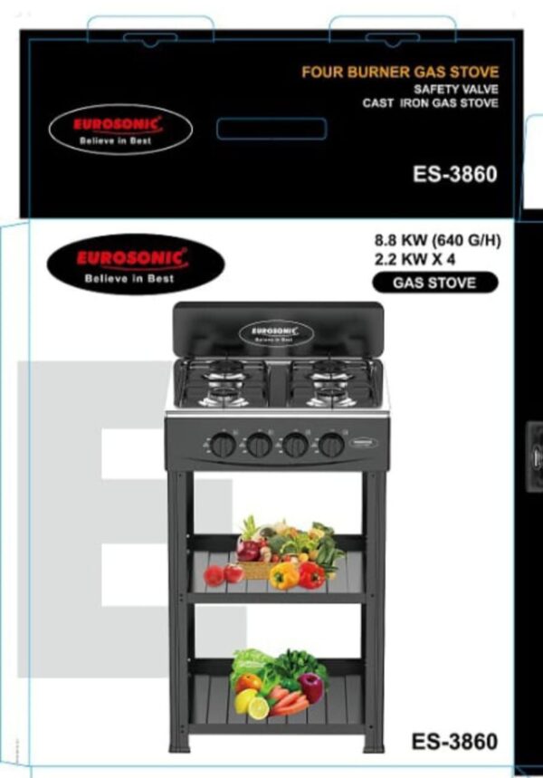 EUROSONIC 4 BURNER ES-3860