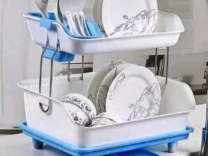 LIJIE AM-6699 PLATE RACK 2 LAYERS DOUBLE