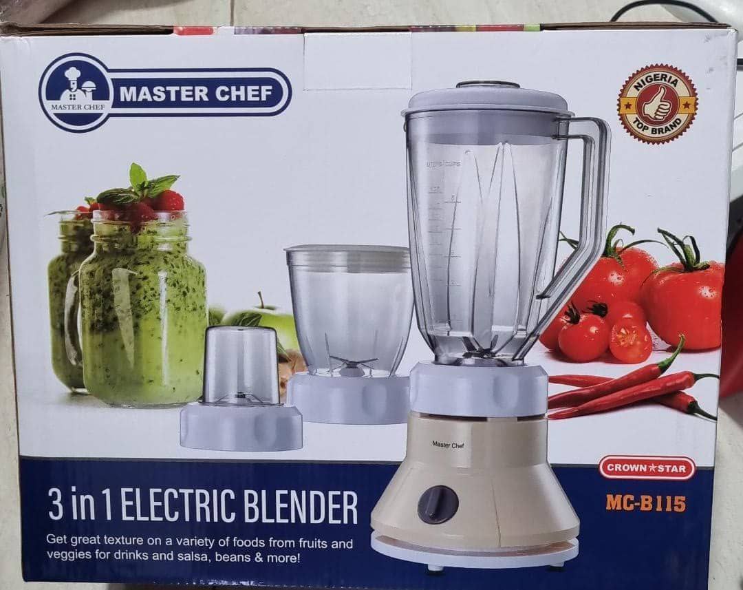 MASTER CHEF 3IN1 ELECTRIC BLENDER MC-BL115