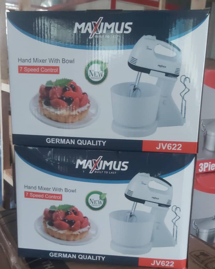MAXIMUS HAND MIXER WITH BOWL JV622 7SPEED