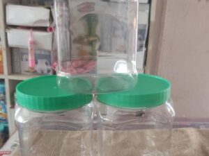 PET SQUARE JAR 1000MLS