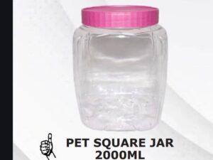 PET SQUARE JAR 1500MLS