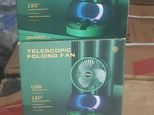 GREENTELESCOPIC FOLDING FAN