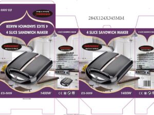 4 SLICE SANDWISH MAKER/TOASTER ES5009