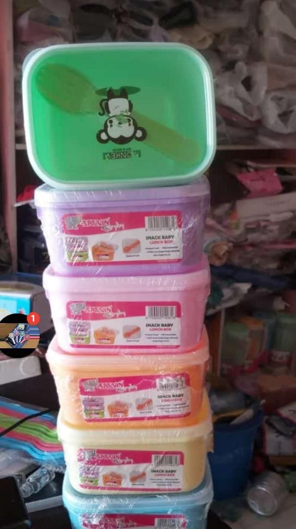 SACVIN SNACK BABY LUNCH BOX WITH CUTLERY