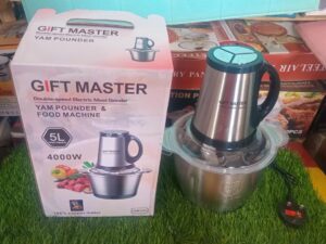 5L GIFT MASTER YAM POUNDER/ FOOD PROCESSOR