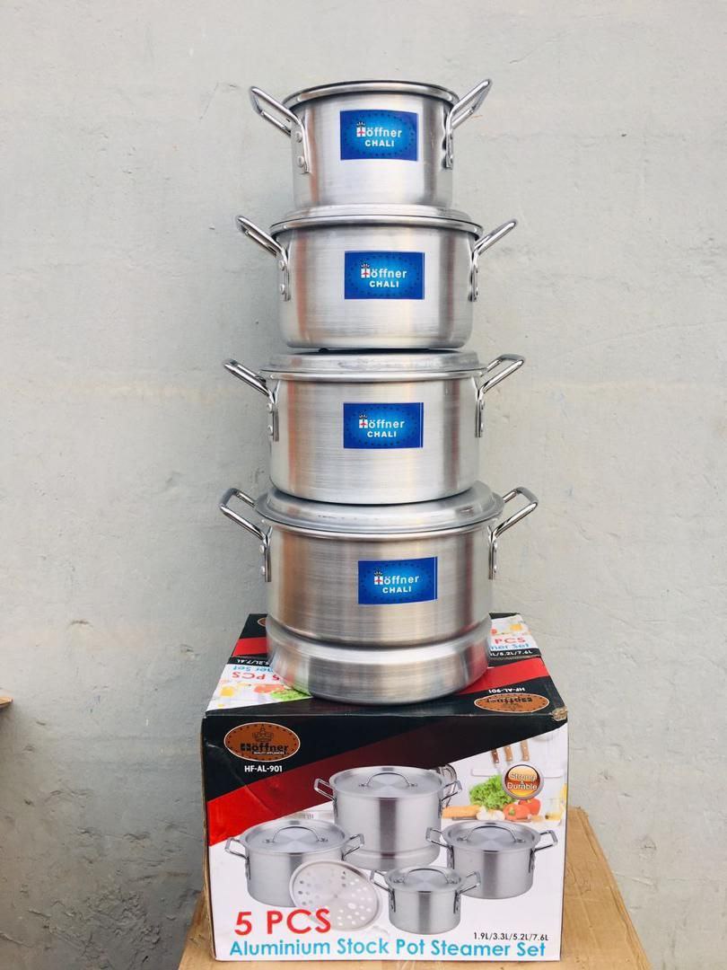 HOFFNER 5PC STEAMER POT HF901 HFAL901