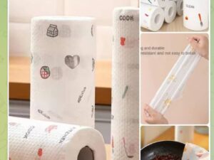 50pcs/roll Cleaning Cloth Non-woven Kitchen Reusable Towels