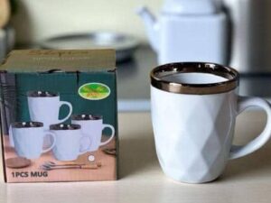 SINGLE PACKAGED DIAMOND MUG