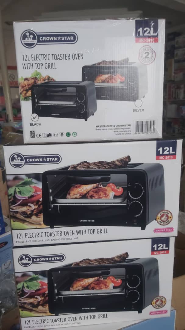 CROWN STAR TOASTER 12L ELECTRIC OVEN MC-2016
