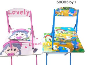 KIDS CHARACTER CHAIR AND TABLE