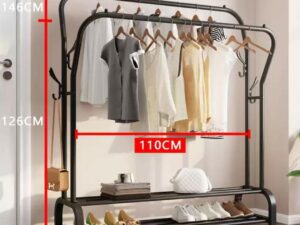QUALITY STRONG 110CM DOUBLE POLE HANGER Quality STRONG 110CM Double pole hange