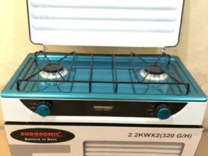 ES 226 2BURNER EUROSONIC STYLISH GAS COOKER