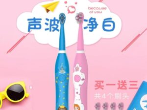 KIDDIES ELECTRIC BRUSH WITH EXTRA BRUSHES