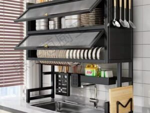 OVER THE ZINC PLATE RACK 85CM