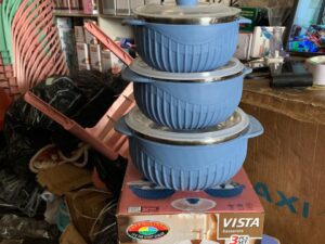 3PC STEEL VISTA INSULATED FOOD WARMER