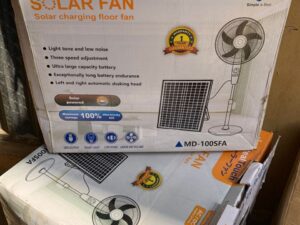 REAL TOUCH RECHARGEABLE SOLAR FAN