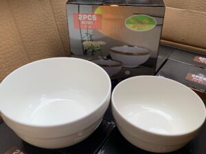 2PC PACKAGED SMILEY BOWL