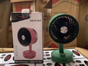 RECHARGEABLE TABLE FAN  ES-605
