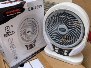 ES2669 TABLE FAN WITH LED LIGHT