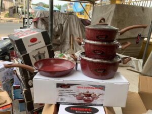 7PCS GRANITE POT