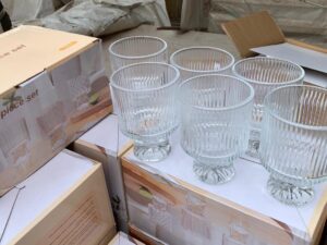 LOVELY 6PCS ICE CREAM / GLASS UP