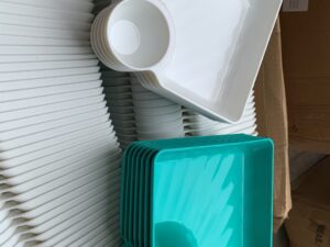 NICE PLATE WITH PARTITION 6PCS