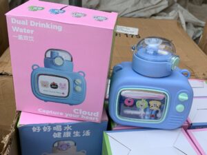 700ML CAMERA DUAL DRINKING WATER BOTTLE