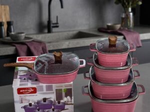 BROCOOK D07 10PCS MARBLE POT