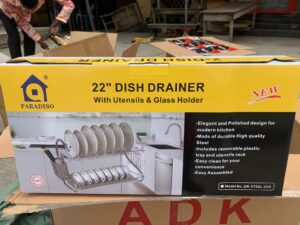 22" STEEL DISH RACK DRAINER