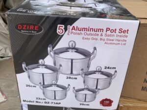 DZIRE 5PCS ALUMINIUM POT DZ-73AP